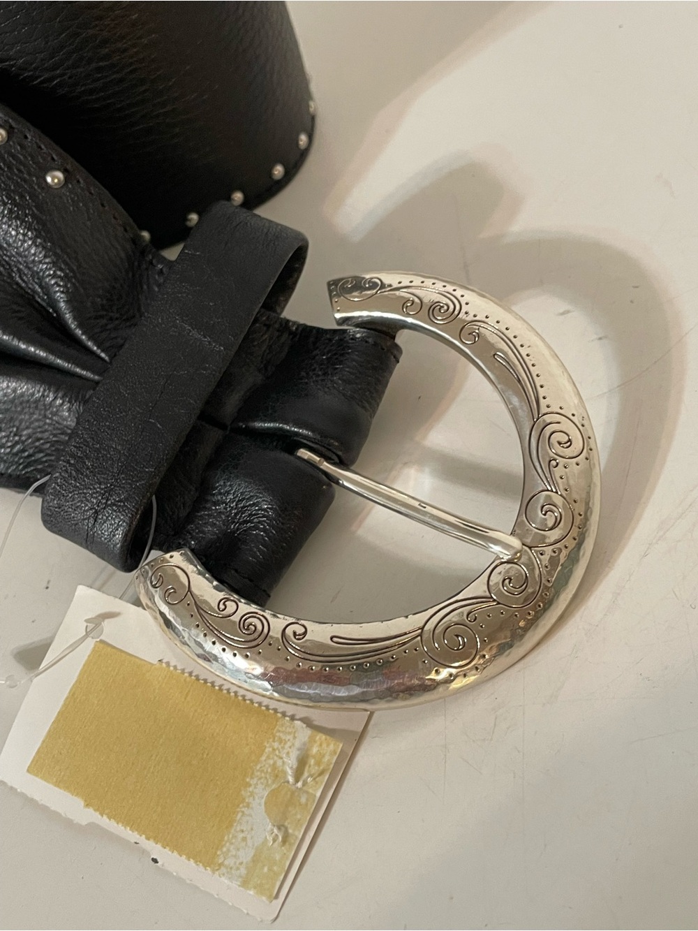 Brighton Wide Leather Belt NWT - Picture 2 of 7